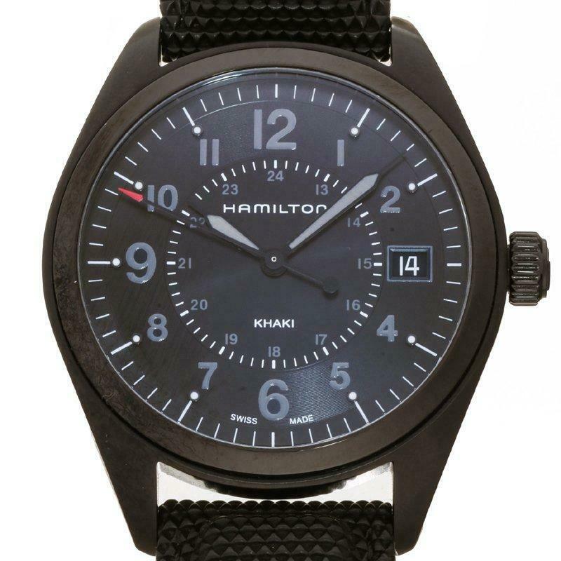 Hamilton Khaki Field H68401735 Black Arabian Dial Stainless Men's Watch: Hamilton Khaki Field H68401735 Black Arabian Dial Stainless Men's Watch Brand: Hamilton Type: Wristwatch Department: Mens Pre-Owned The BIDHAUS Guarantee: All items in this auction are guaranteed auth