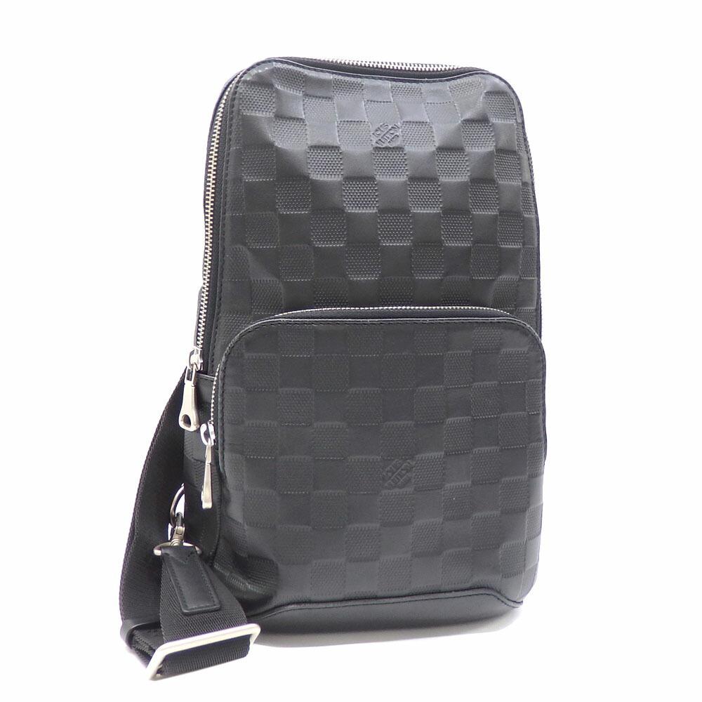 Louis Vuitton Body Bag Damier Amphini Avenue Sling Men's N41720 Onyx Black: Louis Vuitton Body Bag Damier Amphini Avenue Sling Men's N41720 Onyx Black Brand: Louis Vuitton Line: Damier Infini Material: Damier Infini Damier Infini: Color: Onyx Inner Pocket: Open pocket1 Open p