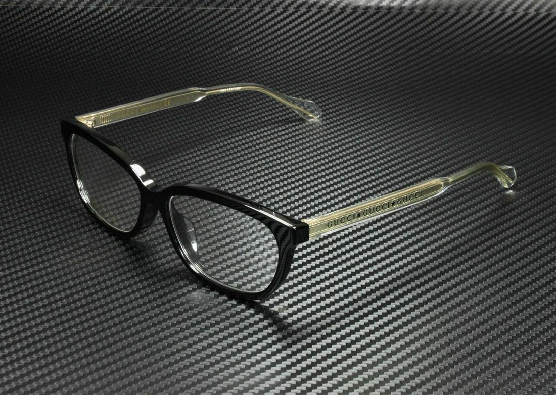 GUCCI GG0568OA 001 Square Black Women's Eyeglasses Frame 55: GUCCI GG0568OA 001 Square Black Women's Eyeglasses Frame 55 Style: Rectangle Temple Length: 145 mm Lens Socket Width: 55 mm Type: Eyeglasses Features: Full Rim Year Manufactured: 2020 Bridge Width: 15