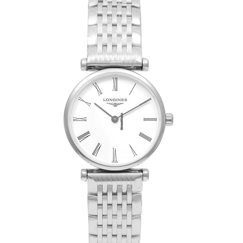 Longines La Grande Classique de Longines Quartz White Dial Ladies Watch -: Longines La Grande Classique de Longines Quartz White Dial Ladies Watch - Brand: Longines Model: La Grande Classique Dealer product code: 10744A Movement: Quartz Case material: Steel Bracelet material