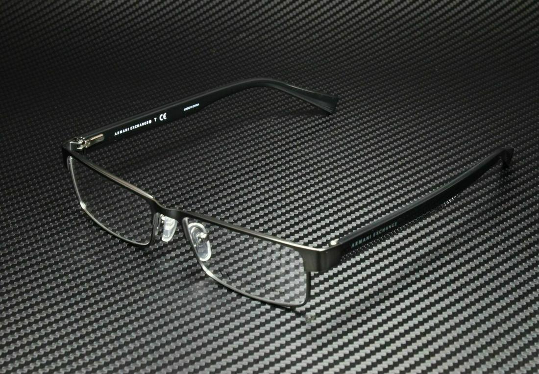ARMANI EXCHANGE AX1009 6037 Black Rectangle 53 mm Men's: ARMANI EXCHANGE AX1009 6037 Black Rectangle 53 mm Men's Ean: 8053672154689 Brand: Armani Exchange Frame Color: Black Department: Unisex Adults Type: Eyeglasses Style: Rectangle Frame Material: Metal F