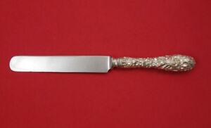 Princess by Stieff Sterling Silver Regular Knife Blunt Silverplated Blade 8 1/2": Princess by Stieff Sterling Silver Regular Knife Blunt Silverplated Blade 8 1/2" Maker: Stieff Age: 1900-1940 Brand: Stieff Pattern: Princess Type: Flatware - Knives Composition: Sterling Silver Princ