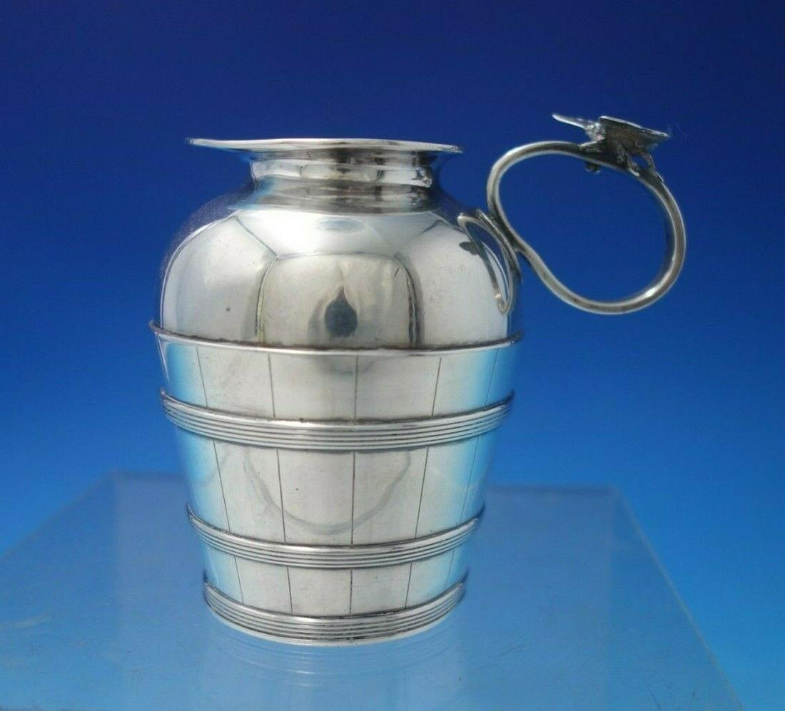 Butterfly by Gorham Sterling Silver Cream Pitcher Wash Bucket Shape #615 (#5360): Butterfly by Gorham Sterling Silver Cream Pitcher Wash Bucket Shape #615 (#5360) Maker: Gorham Composition: Sterling Silver Age: 1850-1899 Brand: Gorham Pattern: Butterfly Butterfly by gorham Stunning