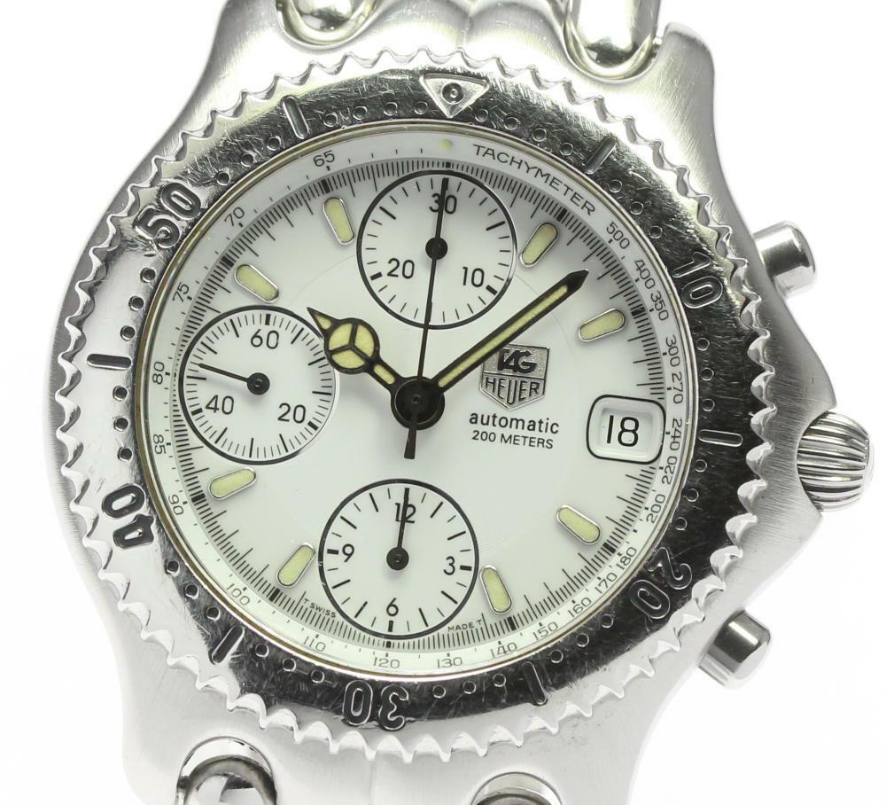 TAG HEUER Cell Chronograph CG2110-R0 Self-winding Men's: TAG HEUER Cell Chronograph CG2110-R0 Self-winding Men's Brand: TAG HEUER Type: Watch Pre-Owned The BIDHAUS Guarantee: All items in this auction are guaranteed authentic and come with a 100% money-back