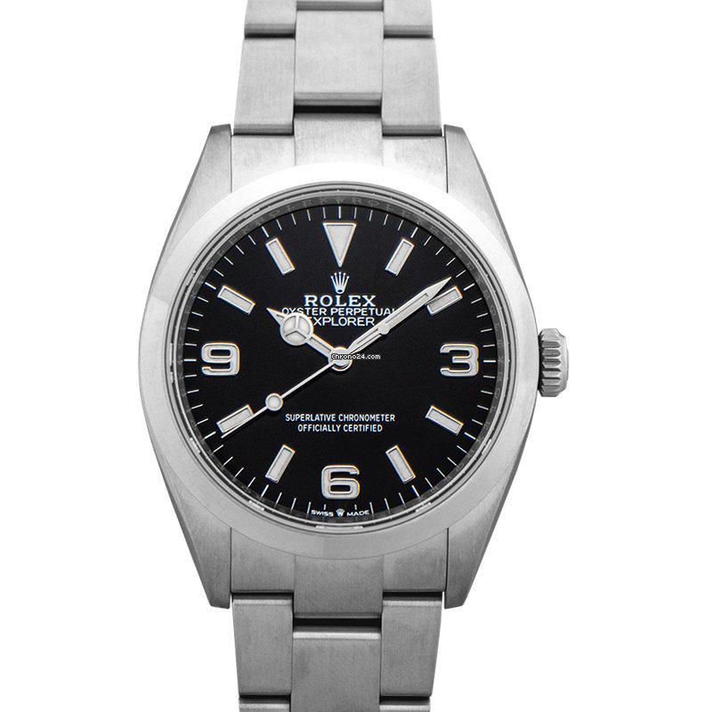 Rolex 124270-0001 - Explorer Automatic Chronometer Black Dial Men's Watch: Rolex 124270-0001 - Explorer Automatic Chronometer Black Dial Men's Watch Brand: Rolex Model: Explorer Dealer product code: 26404A Movement: Automatic Case material: Steel Bracelet material: Steel Yea
