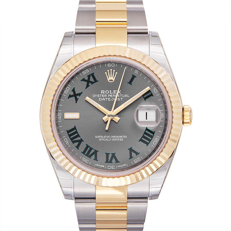 Rolex 126333 - Datejust 41 Grey Steel/18k gold G 41mm: Rolex 126333 - Datejust 41 Grey Steel/18k gold G 41mm Brand: Rolex Model: Datejust 41 Dealer product code: 2928A Movement: Automatic Case material: Steel Bracelet material: Steel Year of production: U