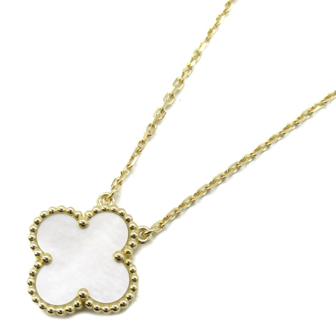 Van Cleef & Arpels Alhambra Shell K18 Yellow Gold 42cm Length Pre-Owned: Van Cleef & Arpels Alhambra Shell K18 Yellow Gold 42cm Length Pre-Owned Brand: Van Cleef & Arpels Type: Necklace Metal: Yellow Gold Metal Purity: 18k Style: Necklace Pre-Owned The BIDHAUS Guarantee: A