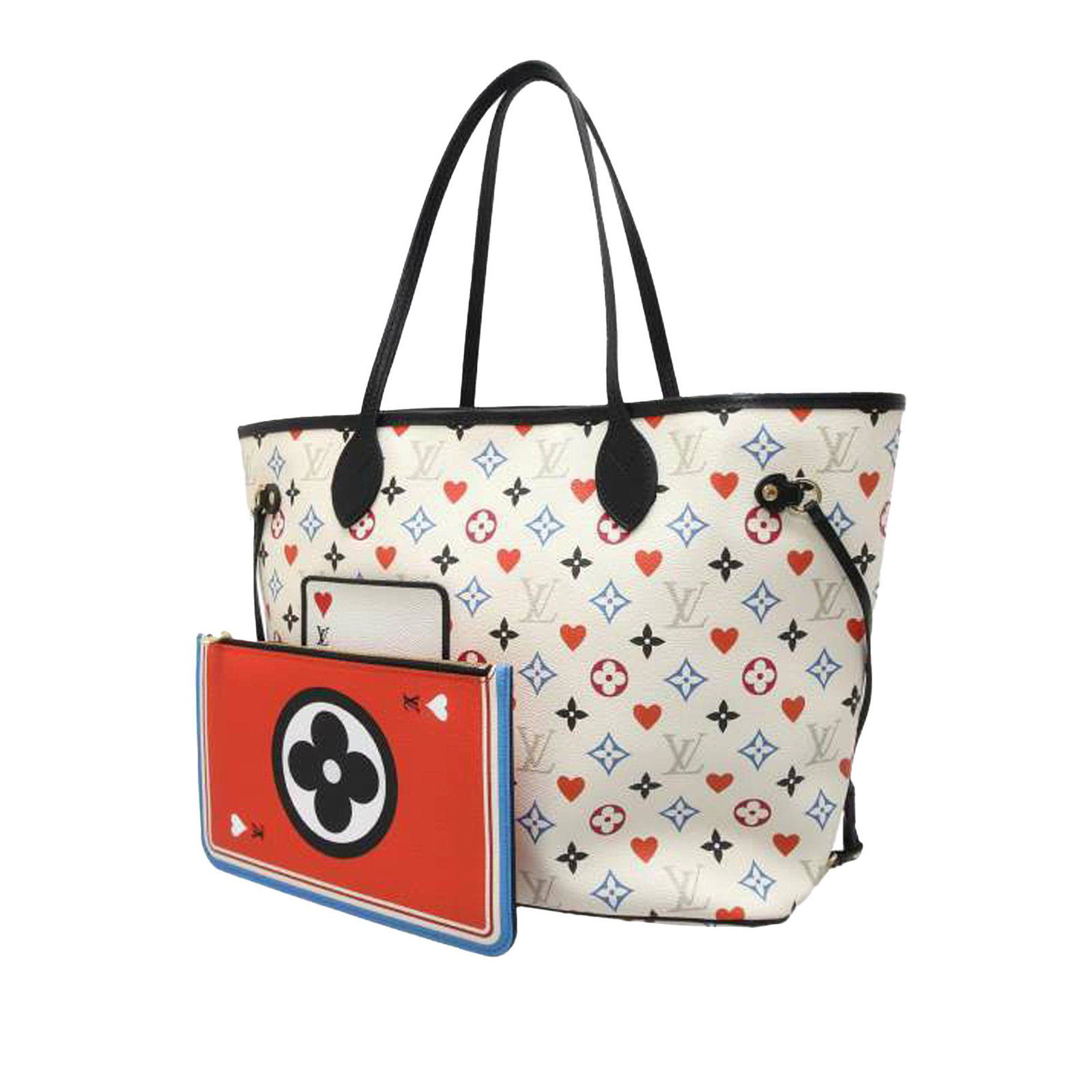 Louis Vuitton Monogram Game On Neverfull MM: Louis Vuitton Monogram Game On Neverfull MM The Neverfull Game On MM features a monogram canvas body flat leather handles a top lobster claw clasp closure and an interior zip pocket. Brand: Louis Vuit