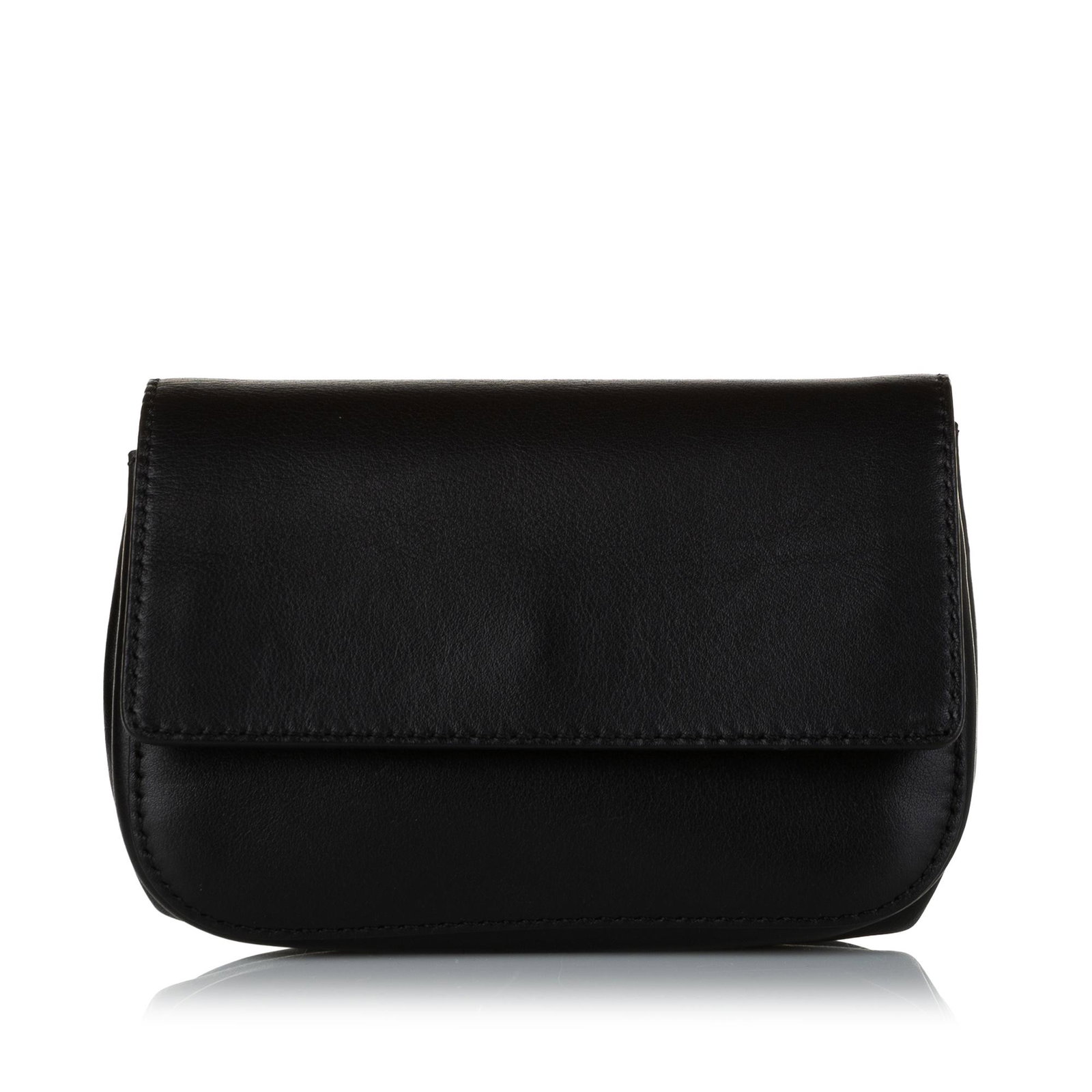 Valentino Leather Belt Bag: Valentino Leather Belt Bag This belt bag features a leather body an adjustable flat waist strap a flap with magnetic closure and an interior zip pocket. Brand: Valentino Model: Leather Belt Bag Origin