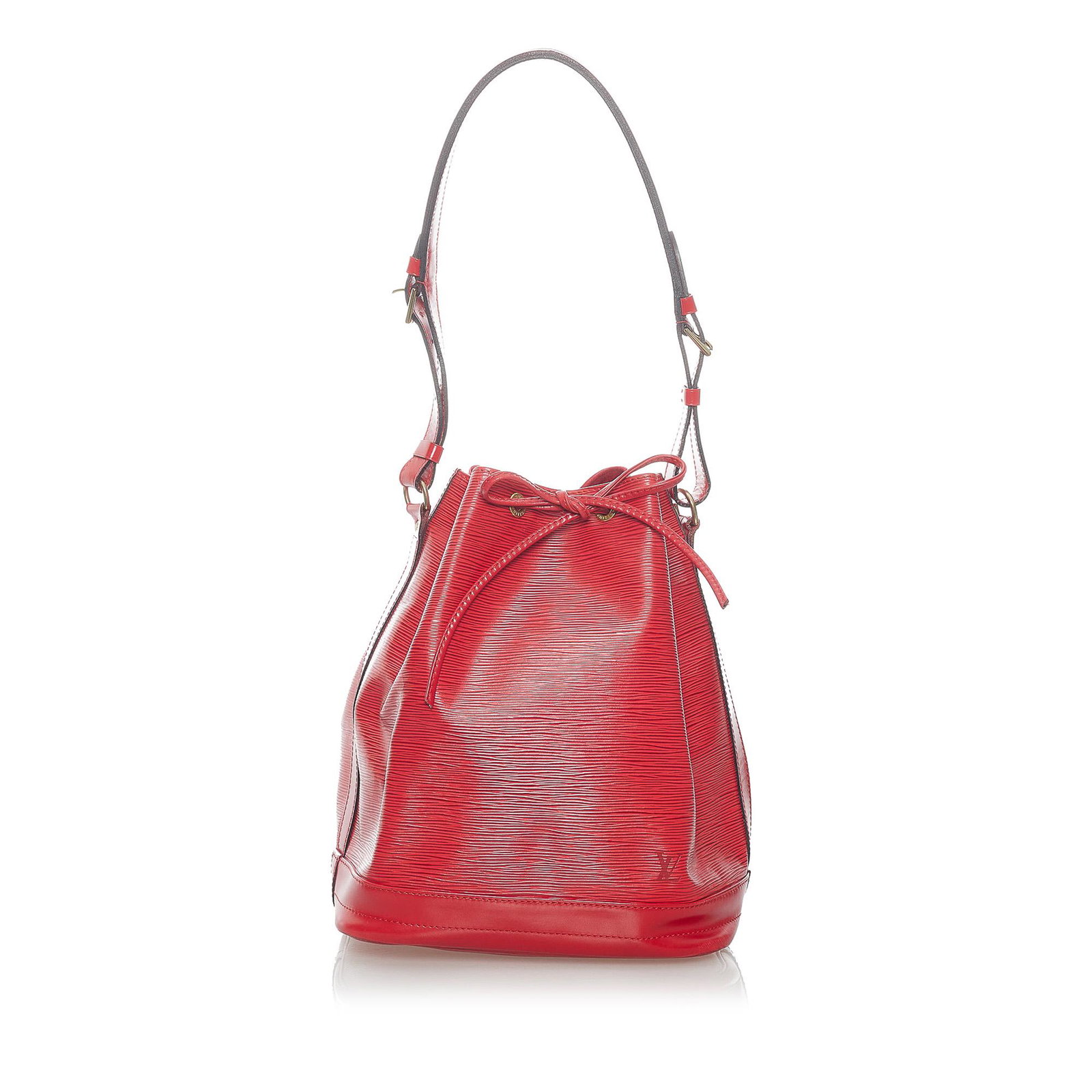 Louis Vuitton Epi Noe: Louis Vuitton Epi Noe The Noe features Epi leather an adjustable flat strap an open top with a drawstring closure and Alcantara lining. Brand: Louis Vuitton Model: Epi Noe Origin: France Category: Bag