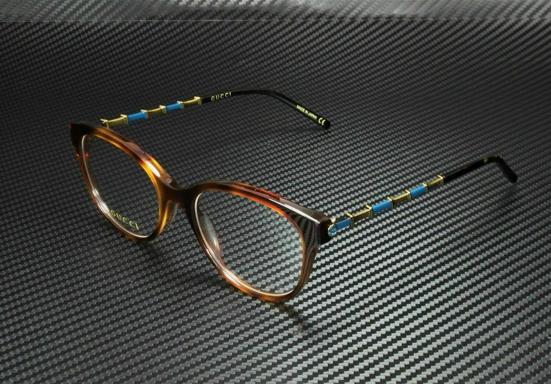 GUCCI GG0656O 002 Cat Eye Havana Gold Women's Eyeglasses Frame 53 mm: GUCCI GG0656O 002 Cat Eye Havana Gold Women's Eyeglasses Frame 53 mm Style: Cats Eye Temple Length: 140 mm Lens Socket Width: 53 mm Type: Eyeglasses Bridge Width: 19 mm Frame Material: Acetate Brand: