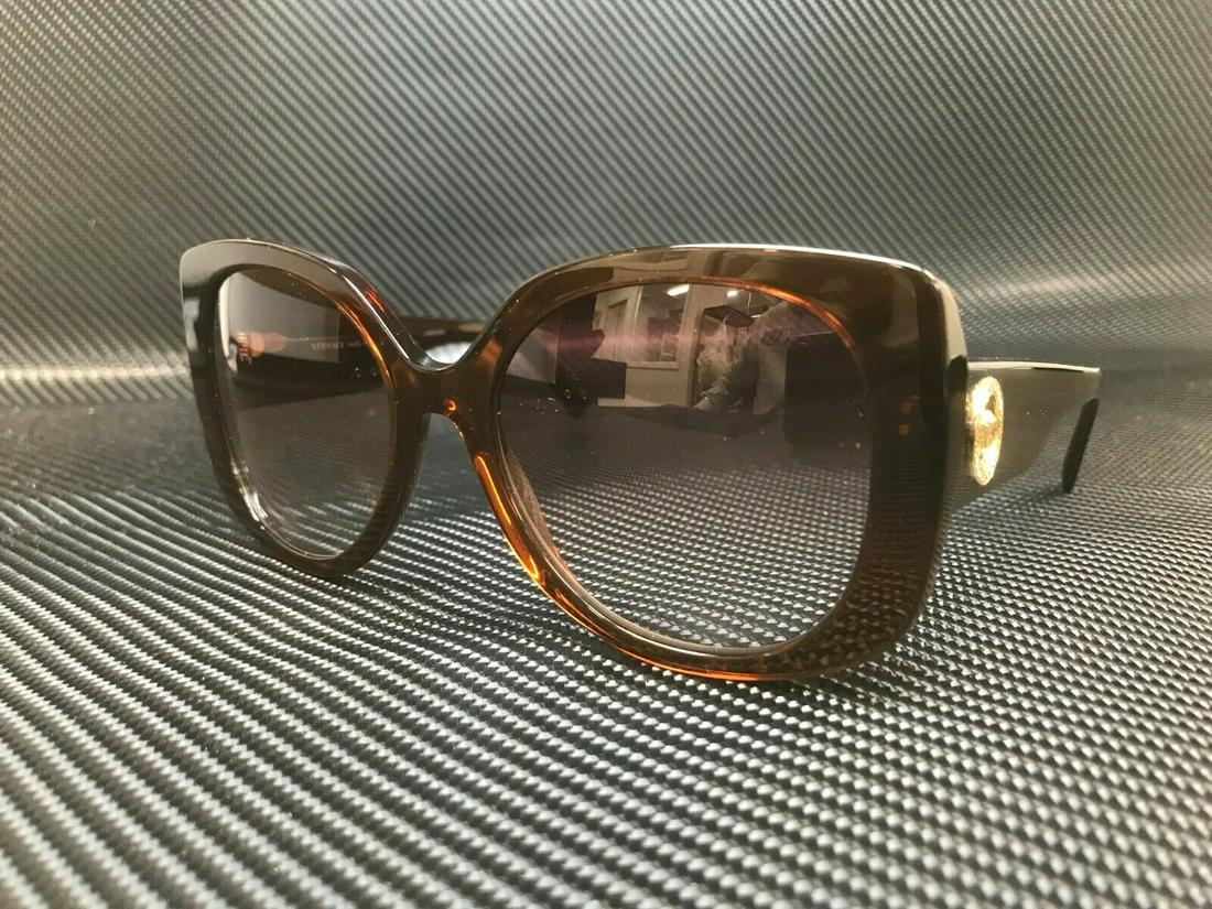 VERSACE VE4387 53240P Transp Brown Pink/Orange Grad Women Sunglasses 56 mm: VERSACE VE4387 53240P Transp Brown Pink/Orange Grad Women Sunglasses 56 mm Lens Material: Plastic Style: Square Temple Length: 140 mm Lens Technology: Gradient Type: Sunglasses Features: Lightweight Y