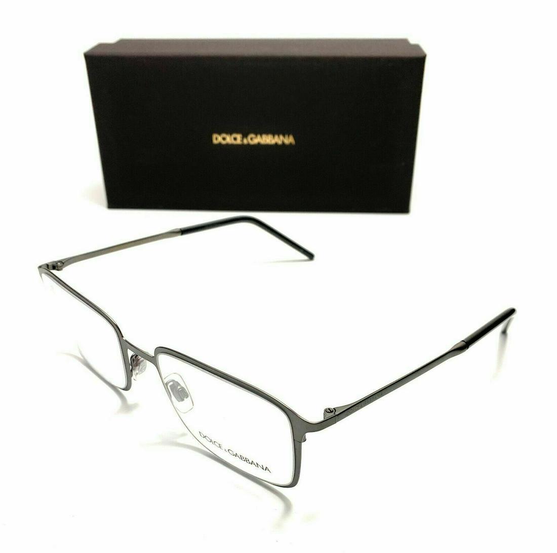 Dolce & Gabbana DG1316 1286 Gunmetal Men's Eyeglasses Frame 52 mm: Dolce & Gabbana DG1316 1286 Gunmetal Men's Eyeglasses Frame 52 mm Brand: Dolce&Gabbana Frame Color: Gunmetal Type: Eyeglasses Frame Material: Plastic Metal Lens Socket Width: 52 mm Temple Length: 140 