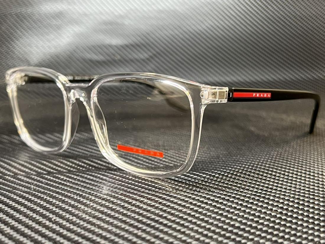 PRADA LINEA ROSSA PS 05MV 2AZ1O1 Crystal Demishiny Pillow 55 mm Men's Eyeglasses: PRADA LINEA ROSSA PS 05MV 2AZ1O1 Crystal Demishiny Pillow 55 mm Men's Eyeglasses Brand: Undisclosed Frame Color: Beige Type: Eyeglasses New The BIDHAUS Guarantee: All items in this auction are guarant