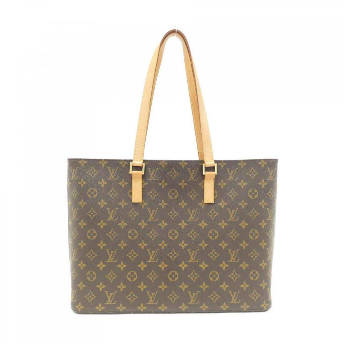 LOUIS VUITTON Monogram Luco M51155 Bag: LOUIS VUITTON Monogram Luco M51155 Bag Brand: LOUIS VUITTON Style: Bag Other Exterior Color: MARRON / GOLD Parts Exterior Material: Coated canvas "Gender: Ladies " Size: WxHxD: 40.5cmx30cmx10.5cm Hand