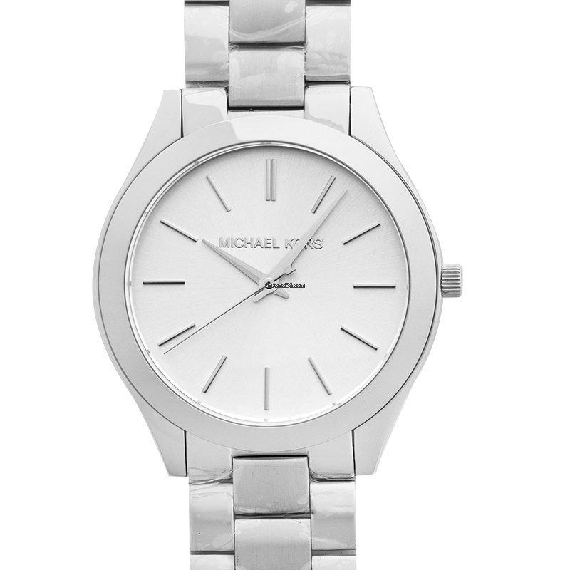 Michael Kors MK3178 - Runway Quartz Silver Dial Ladies Watch: Michael Kors MK3178 - Runway Quartz Silver Dial Ladies Watch Brand: Michael Kors Dealer product code: 17020A Movement: Quartz Case material: Steel Bracelet material: Steel Year of production: 2022 Con
