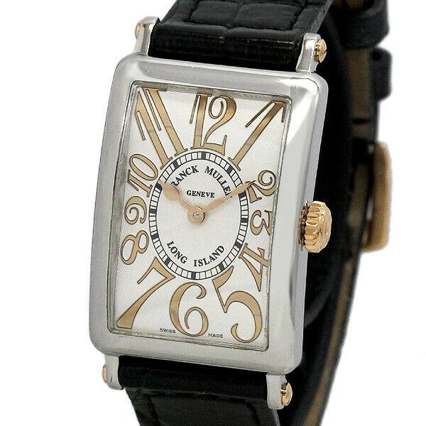 Frank Muller Long Island 902QZREL STG Quartz SS Pink Gold Ladies Watch: Frank Muller Long Island 902QZREL STG Quartz SS Pink Gold Ladies Watch Brand: Franck Muller Type: Wristwatch Pre-Owned The BIDHAUS Guarantee: All items in this auction are guaranteed to be 100% authen