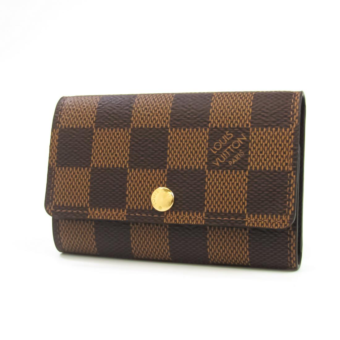 Louis Vuitton Damier Multicles 6 N62630 Unisex Damier Canvas Key Case Ebene: Louis Vuitton Damier Multicles 6 N62630 Unisex Damier Canvas Key Case Ebene Brand: Louis Vuitton Line: Damier Model: Multicles 6 N62630 Country of Origin: France Type: Keycase Color: Ebene Gender: Uni