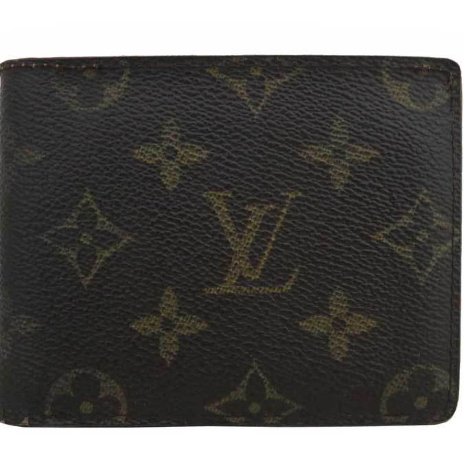 Louis Vuitton Bi-Fold Wallet Monogram Portobier 9 Cult Credit Brown Canvas Men's M60930: Louis Vuitton Bi-Fold Wallet Monogram Portobier 9 Cult Credit Brown Canvas Men's M60930 Brand: Louis Vuitton Line: Monogram Type: Wallet (bi-fold) Material: Monogram Monogram: Color: Brown Size (HxWxD