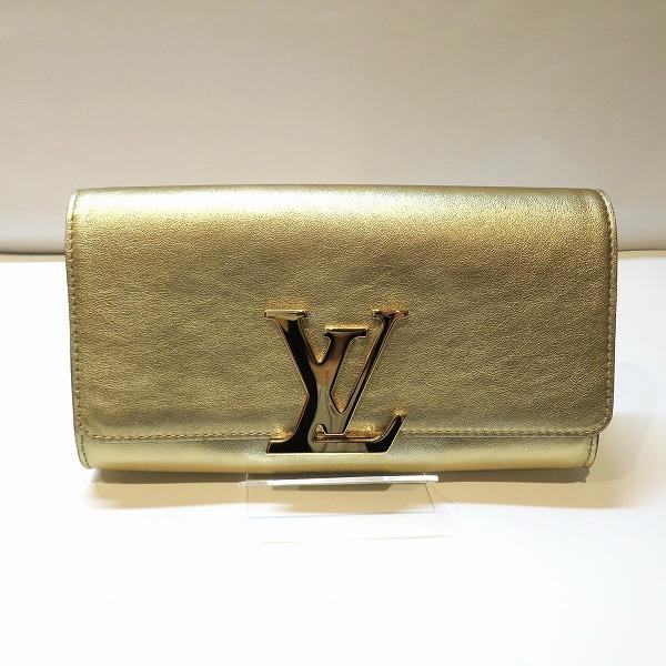 Louis Vuitton Pochette Louise EW M51628 Bag Clutch Second Ladies: Louis Vuitton Pochette Louise EW M51628 Bag Clutch Second Ladies Brand: Louis Vuitton Type: Clutch bag Pochette Material: Leather Leather: Color: Gold Gender: Women Size (HxWxD): 14cm x 25cm x 4.5cm /