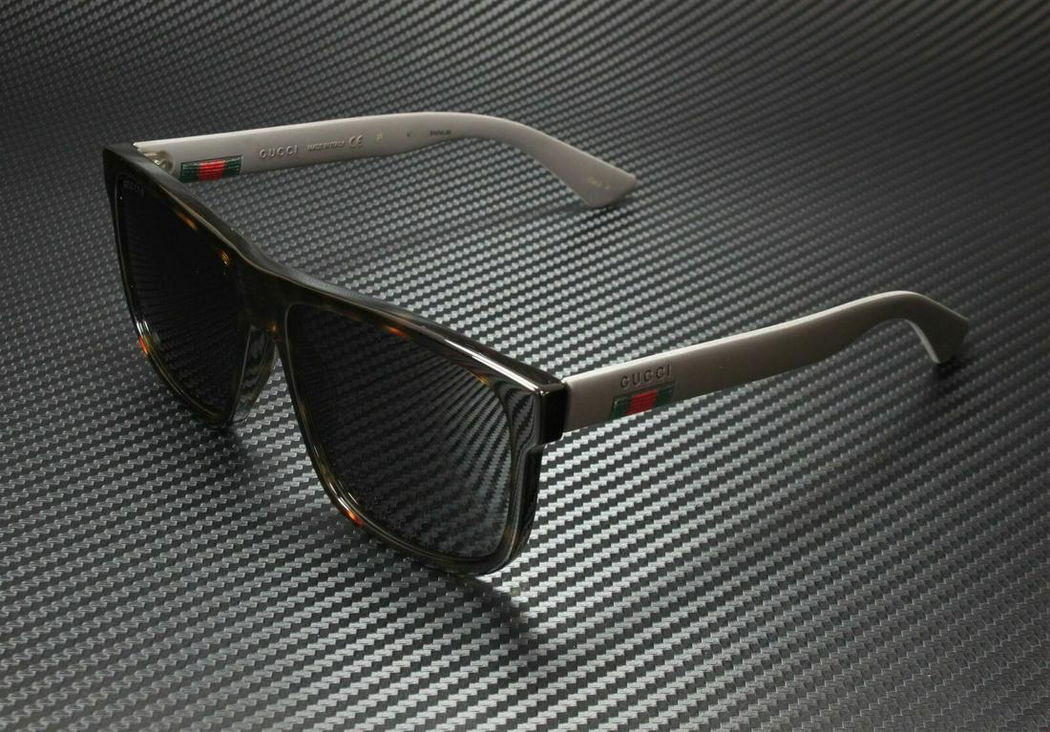 GUCCI GG0010S 003 Rectangle Square Havana Grey Men's Polarized Sunglasses 58 mm - Sep 24, 2022 | Bidhaus in NY GUCCI GG0010S 003 Rectangle Square Havana Grey Men's Polarized Sunglasses 58 mm - Sep 24, 2022 | Bidhaus in NY