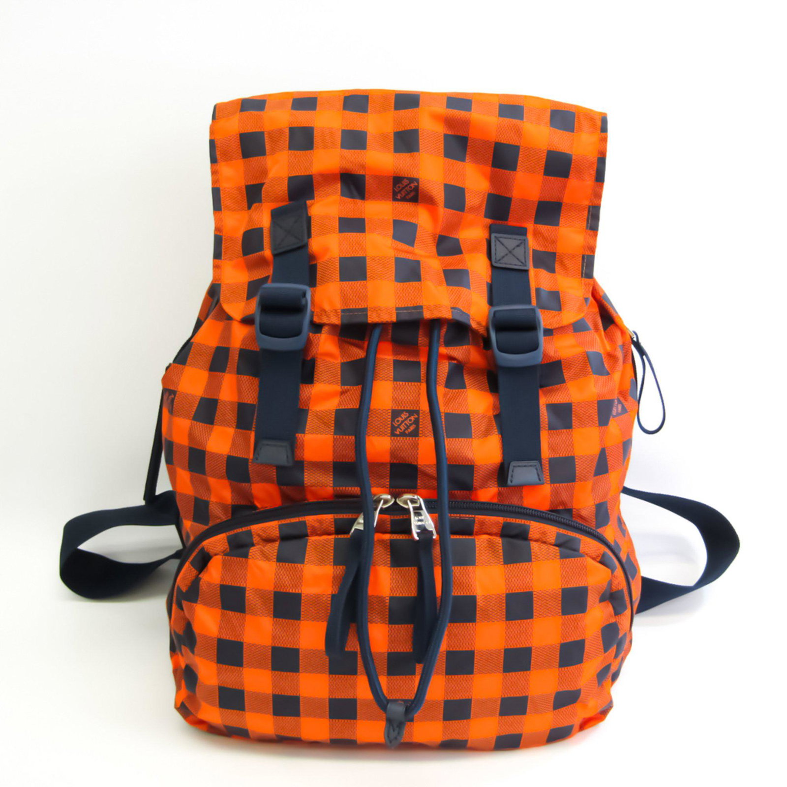 Louis Vuitton Damier Aventure Light Pack N41188 Men's Backpack Orange: Louis Vuitton Damier Aventure Light Pack N41188 Men's Backpack Orange Brand: Louis Vuitton Line: Damier Aventure Model: Light Pack N41188 Country of Origin: France Type: Backpack Material: Nylon Nylon
