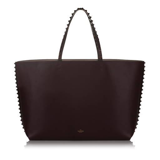 Valentino Rockstud Leather Tote Bag