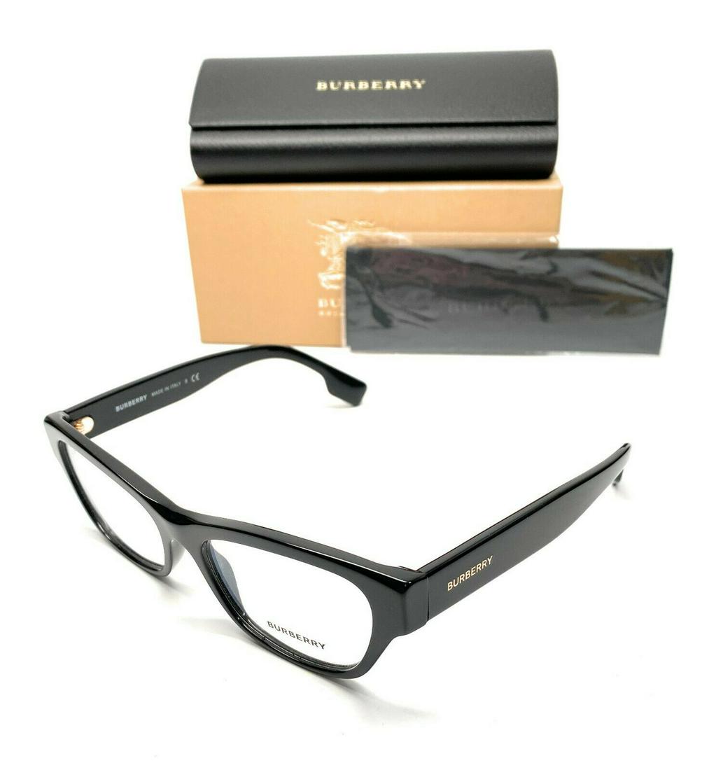 Burberry BE2302F 3001 Black Women's Eyeglasses Frame 53mm: Burberry BE2302F 3001 Black Women's Eyeglasses Frame 53mm Brand: Burberry Type: Eyeglasses Frame Color: Black Lens Socket Width: 53 mm Temple Length: 140 mm Bridge Width: 17 mm New The BIDHAUS Guarant