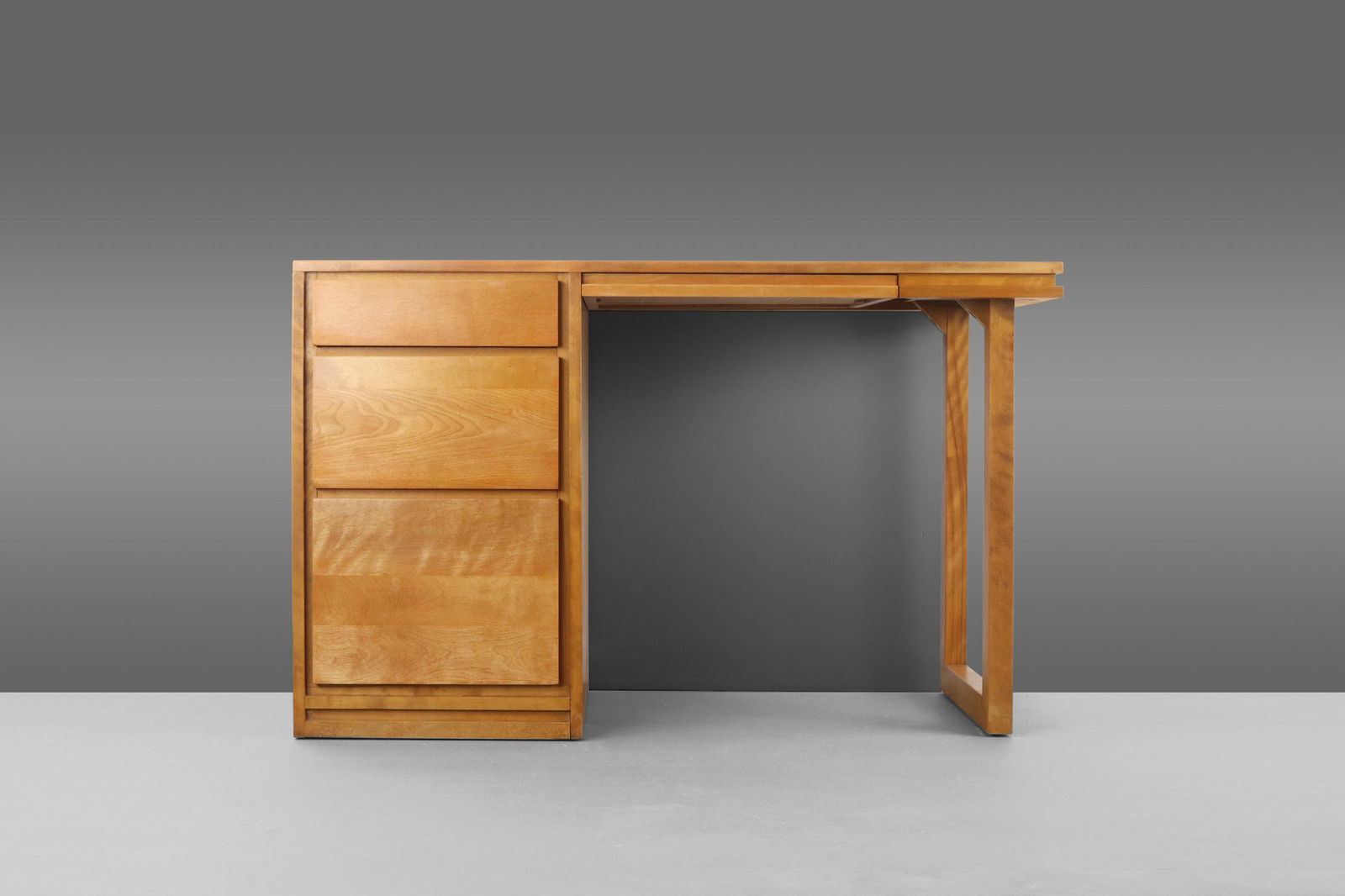 Conant Ball Writing Desk in Solid Birch c. 1960s: Conant Ball Writing Desk in Solid Birch c. 1960s Conant Ball Writing Desk in Solid Birch c. 1960s About: A Russel Wright for Conant Ball Furniture Makers solid birch desk from the Modernmates line. Th