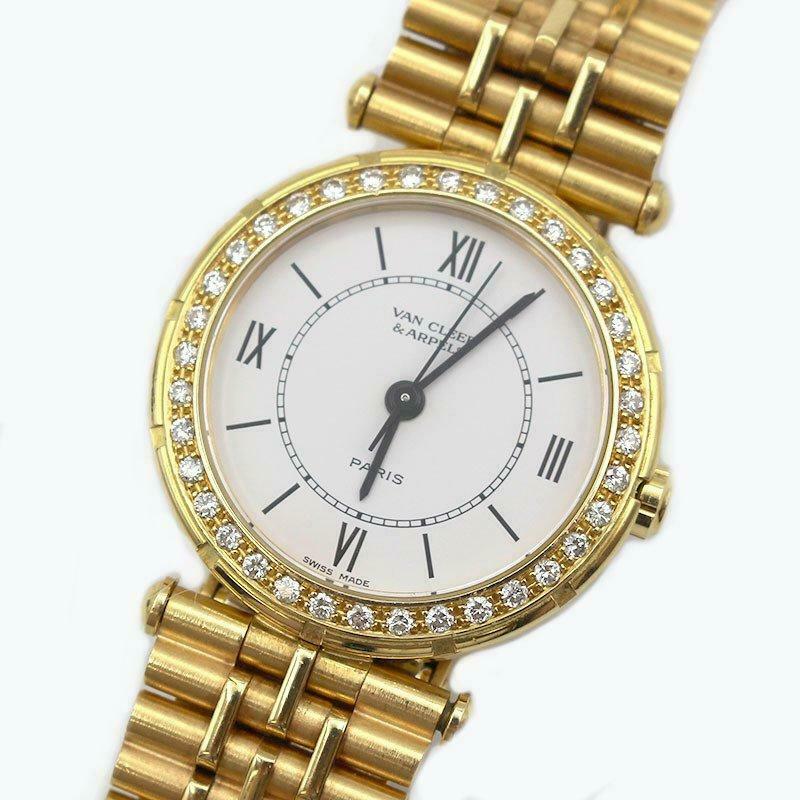 Van Cleef & Arpels Sports 1 16602B1 Quartz K18 Yellow Gold Ladies Watch: Van Cleef & Arpels Sports 1 16602B1 Quartz K18 Yellow Gold Ladies Watch Brand: Van Cleef & Arpels Type: Wristwatch Pre-Owned The BIDHAUS Guarantee: All items in this auction are guaranteed to be 100%
