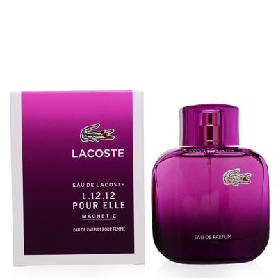 L.12.12 POUR ELLE MAGNETIC/LACOSTE EDP SPRAY 2.7 OZ (80 ML) (W): L.12.12 POUR ELLE MAGNETIC/LACOSTE EDP SPRAY 2.7 OZ (80 ML) (W) L.12.12 POUR ELLE SPARKLING EDP SPRAY 2.7 OZ LACOSTE The BIDHAUS Guarantee: All items in this auction are guaranteed authentic and come