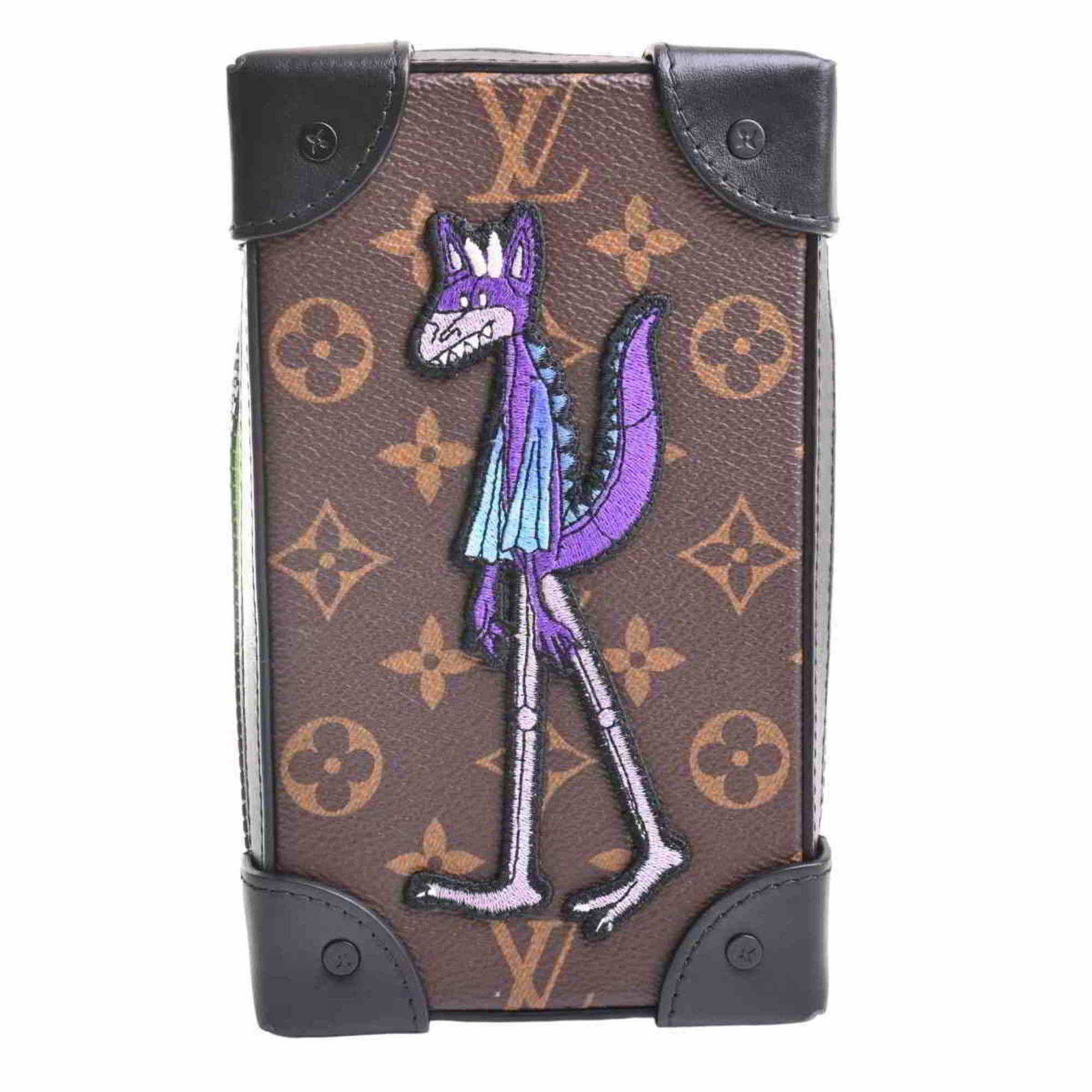 LOUIS VUITTON Louis Vuitton Monogram Soft Trunk Phone Box Shoulder Bag Black/Brown PVC Leather: LOUIS VUITTON Louis Vuitton Monogram Soft Trunk Phone Box Shoulder Bag Black/Brown PVC Leather Brand: Louis Vuitton Type: Shoulder bag Material: PVC Leather PVC: Leather: Color: Black Brown Gender: Me