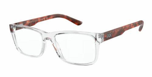 ARMANI EXCHANGE AX3016 8235 Transparent Crystal Square 53 mm Men's Eyeglasses: ARMANI EXCHANGE AX3016 8235 Transparent Crystal Square 53 mm Men's Eyeglasses Brand: Armani Exchange Frame Color: Beige Style: Square Type: Eyeglasses New The BIDHAUS Guarantee: All items in this auct