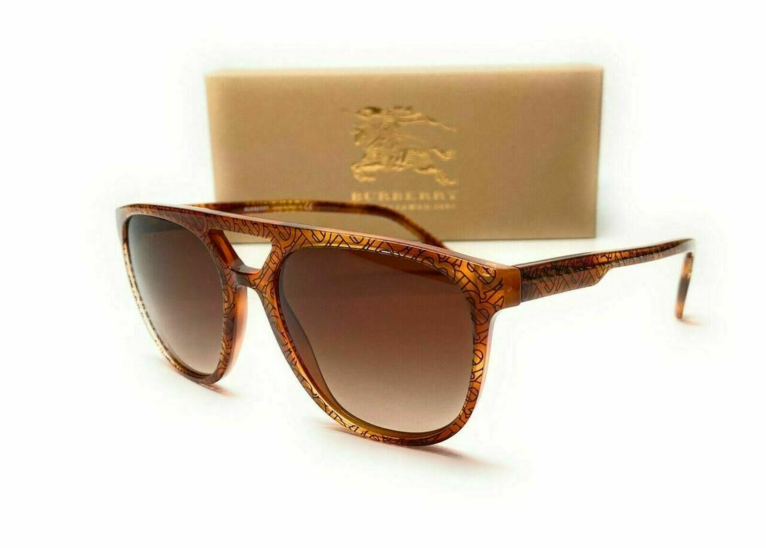 Burberry BE4302 382313 Black On Light Havana Men's Square Sunglasses 56mm: Burberry BE4302 382313 Black On Light Havana Men's Square Sunglasses 56mm Lens Material: Plastic Style: Square Temple Length: 145 mm Lens Technology: Gradient Type: Sunglasses Features: Lightweight Ye