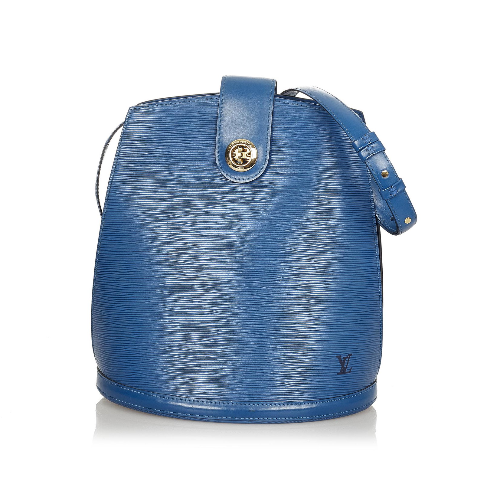 Louis Vuitton Epi Cluny: Louis Vuitton Epi Cluny The Cluny features an epi leather body an adjustable shoulder strap a top strap with a twist lock closure and an interior slip pocket. Brand: Louis Vuitton Model: Epi Cluny Ori