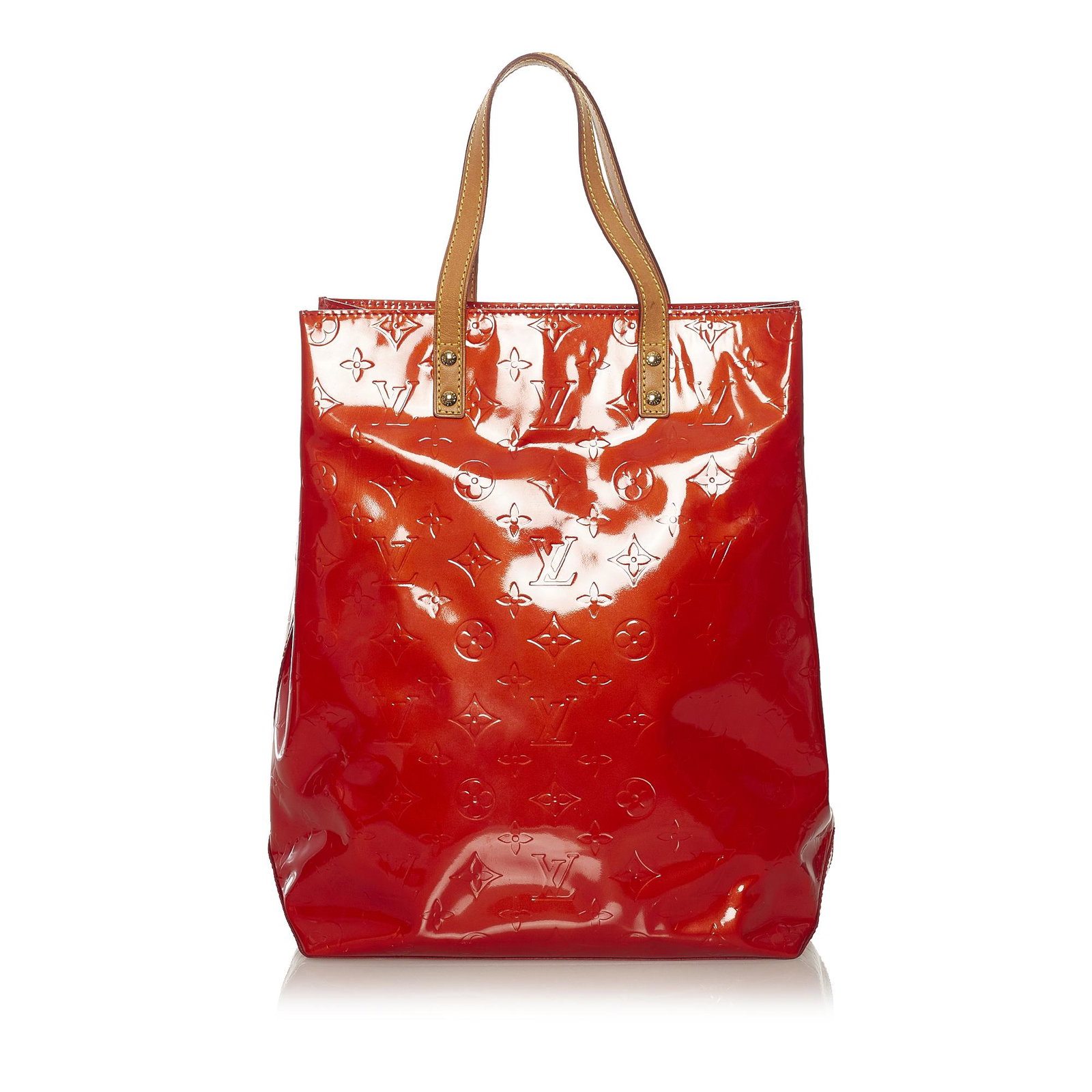Louis Vuitton Vernis Reade MM: Louis Vuitton Vernis Reade MM The Reade MM features a vernis leather body flat handles an open top and interior zip and slip pockets. Brand: Louis Vuitton Model: Vernis Reade MM Origin: FRANCE Categor