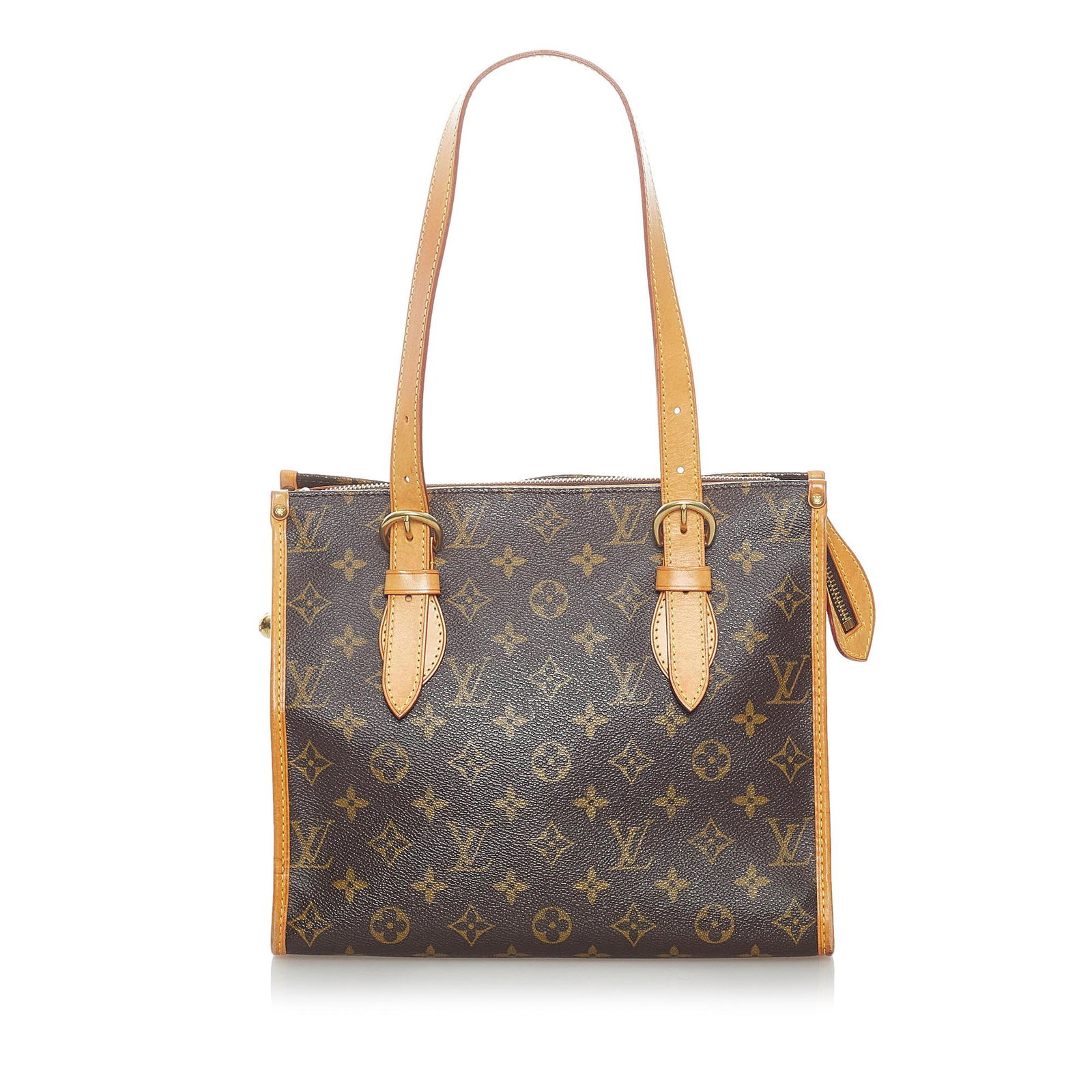 Louis Vuitton Monogram Popincourt Haut: Louis Vuitton Monogram Popincourt Haut The Popincourt Haut features a monogram canvas body with leather trim flat leather shoulder straps a top zip closure and an interior slip pockets. Brand: Louis V
