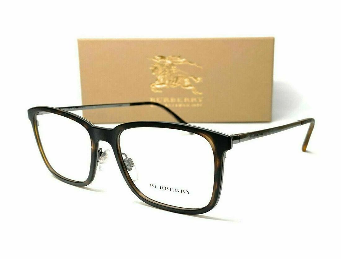 BURBERRY BE1315 1008 Matte Dark Havana Rectangle Men's Eyeglasses Frame 54mm: BURBERRY BE1315 1008 Matte Dark Havana Rectangle Men's Eyeglasses Frame 54mm Brand: Burberry Frame Color: Beige Style: Rectangle Type: Eyeglasses New The BIDHAUS Guarantee: All items in this auction a
