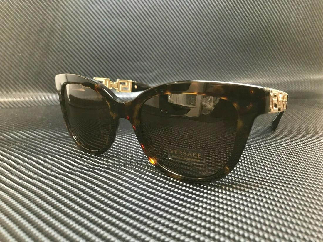 VERSACE VE4394 108 73 Havana Women's Cat Eye 54 mm Sunglasses: VERSACE VE4394 108 73 Havana Women's Cat Eye 54 mm Sunglasses Style: Cat Eye Type: Sunglasses Brand: Versace Frame Color: Beige New The BIDHAUS Guarantee: All items in this auction are guaranteed to b