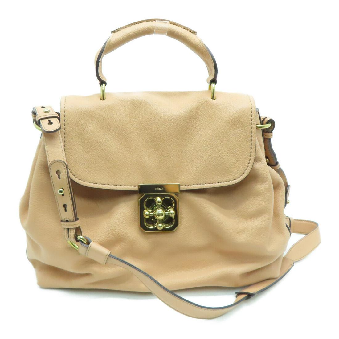 Chloe GHW 2 Way Shoulder Handbag Calfskin Leather Nude: Chloe GHW 2 Way Shoulder Handbag Calfskin Leather Nude Brand: Chloe Style: 2wayShoulder Bag Exterior Material: Calfskin (cowhide) Exterior Color: Other Bag Height: 10.2 Bag Depth: 4.7 Bag Length: 15.4