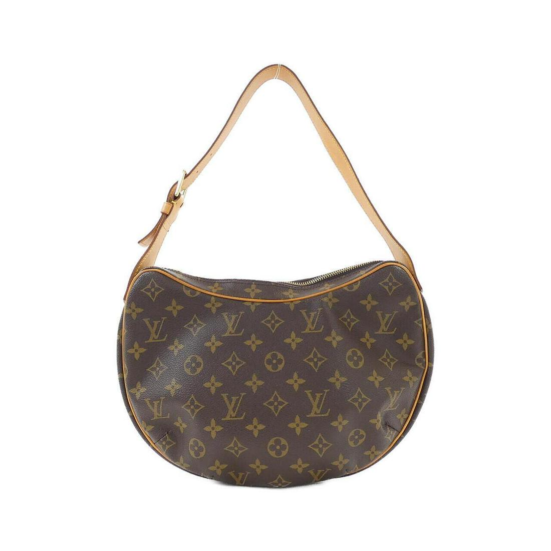LOUIS VUITTON Monogram Croissant MM M51512 Shoulder bag: LOUIS VUITTON Monogram Croissant MM M51512 Shoulder bag Brand: LOUIS VUITTON Style: Shoulder Bag Exterior Color: MARRON GOLD (Hardware) Exterior Material: Coated canvas "Gender: Ladies " Size: WxHxD: 