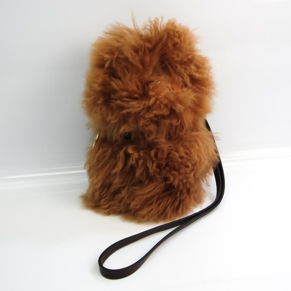 See By Chloe Matriochka Shearling Bag CHS18WS936497270 Women's Fur Leather Shoulder Bag Brown Dark: See By Chloe Matriochka Shearling Bag CHS18WS936497270 Women's Fur Leather Shoulder Bag Brown Dark Brown Brand: See by Chloe Model: Matriochka Shearling Bag CHS18WS936497270 Country of Origin: Turkey 