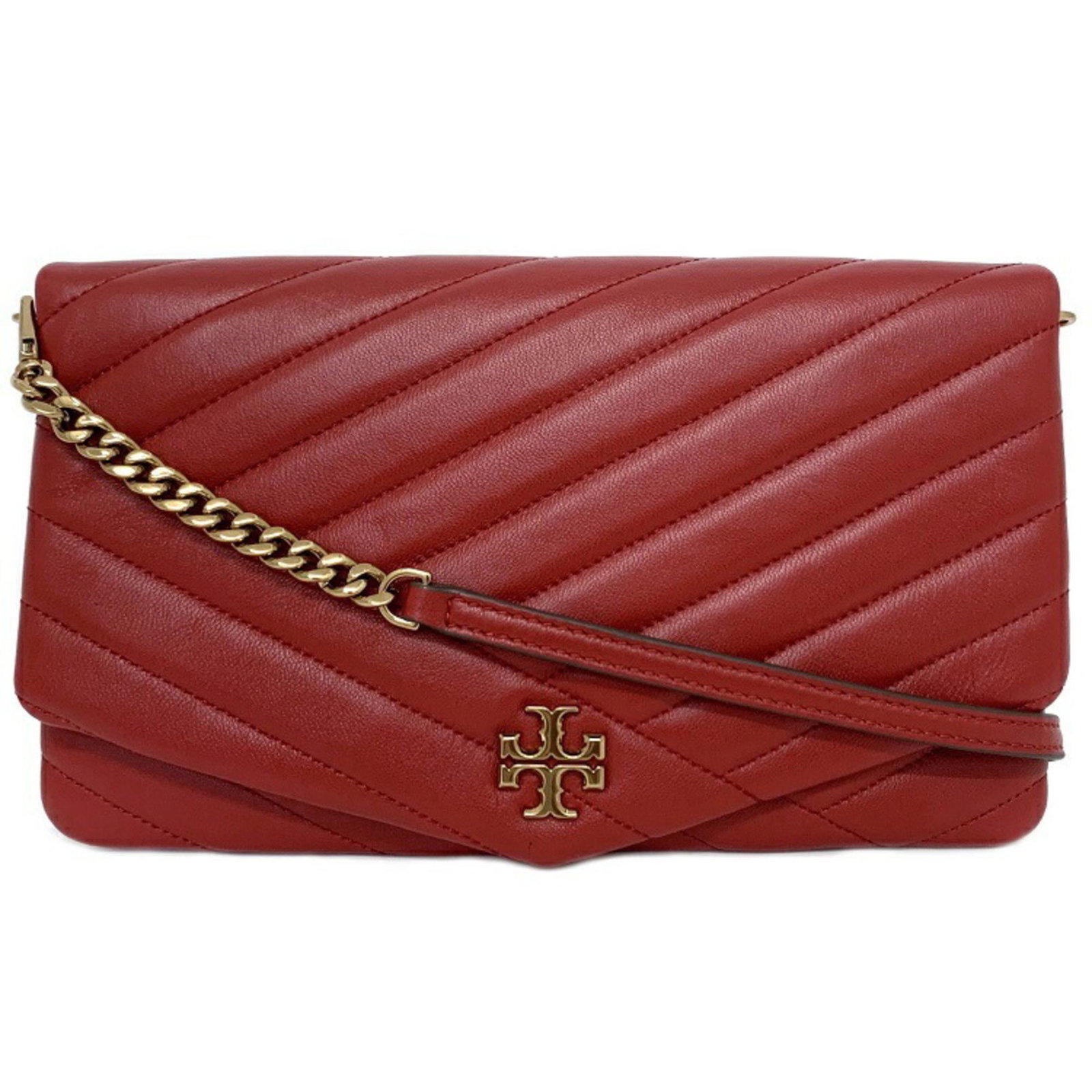 Tory Burch Chain Shoulder Bag Red Robinson 56824 1019 Leather TORY BURCH Ki Quilting Flap Ladies: Tory Burch Chain Shoulder Bag Red Robinson 56824 1019 Leather TORY BURCH Ki Quilting Flap Ladies Clutch Gold Brand: Tory Burch Type: Clutch bag Shoulder bag Material: Leather Leather: Color: Red color