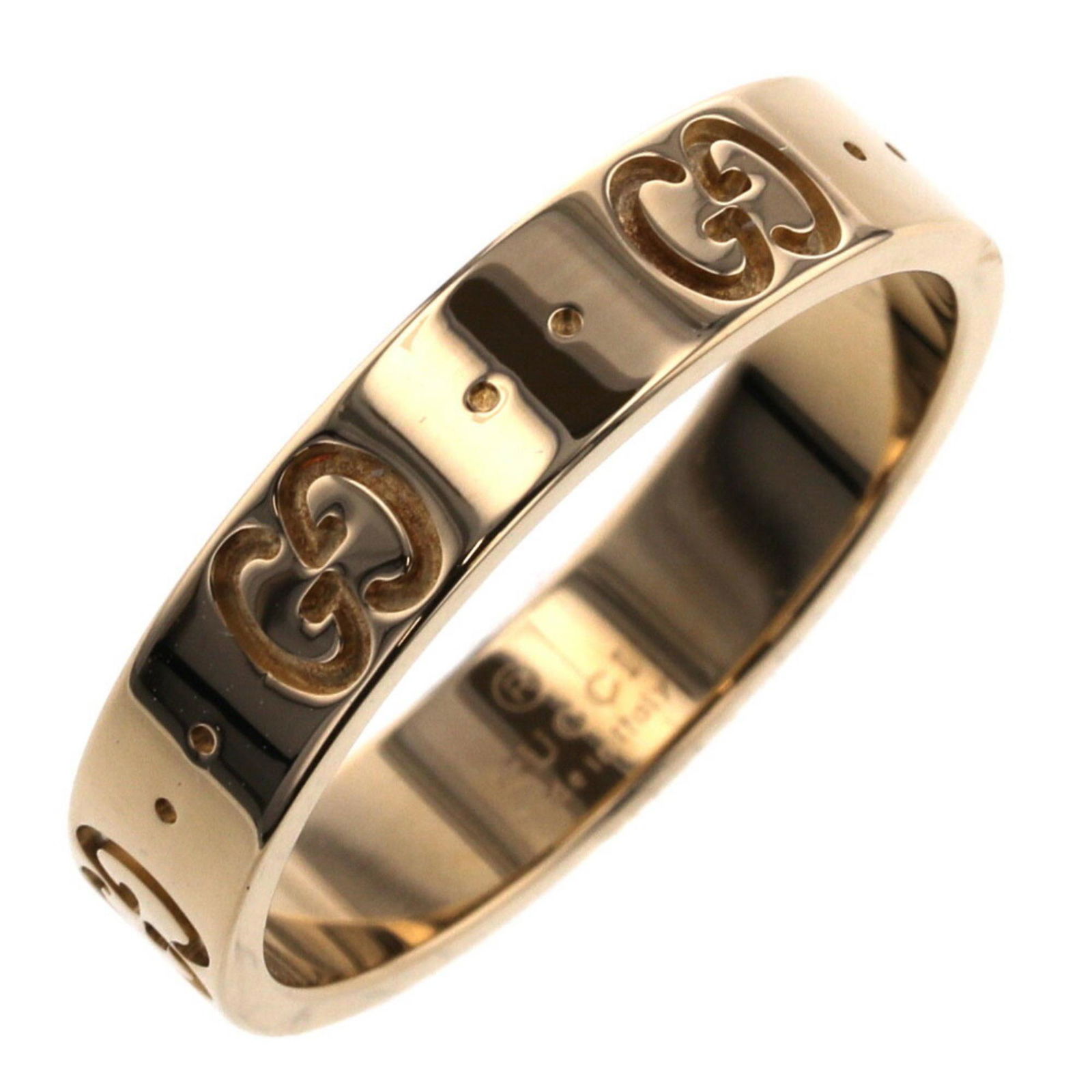 Gucci Ring Icon Width Approx. 4mm 660070 J8500 8000 K18 Yellow Gold No. 12 Ladies GUCCI: Gucci Ring Icon Width Approx. 4mm 660070 J8500 8000 K18 Yellow Gold No. 12 Ladies GUCCI Brand: Gucci Line: Icon Country of Origin: Italy Type: Band ring Gender: Women Color: Yellow gold Material: Yell