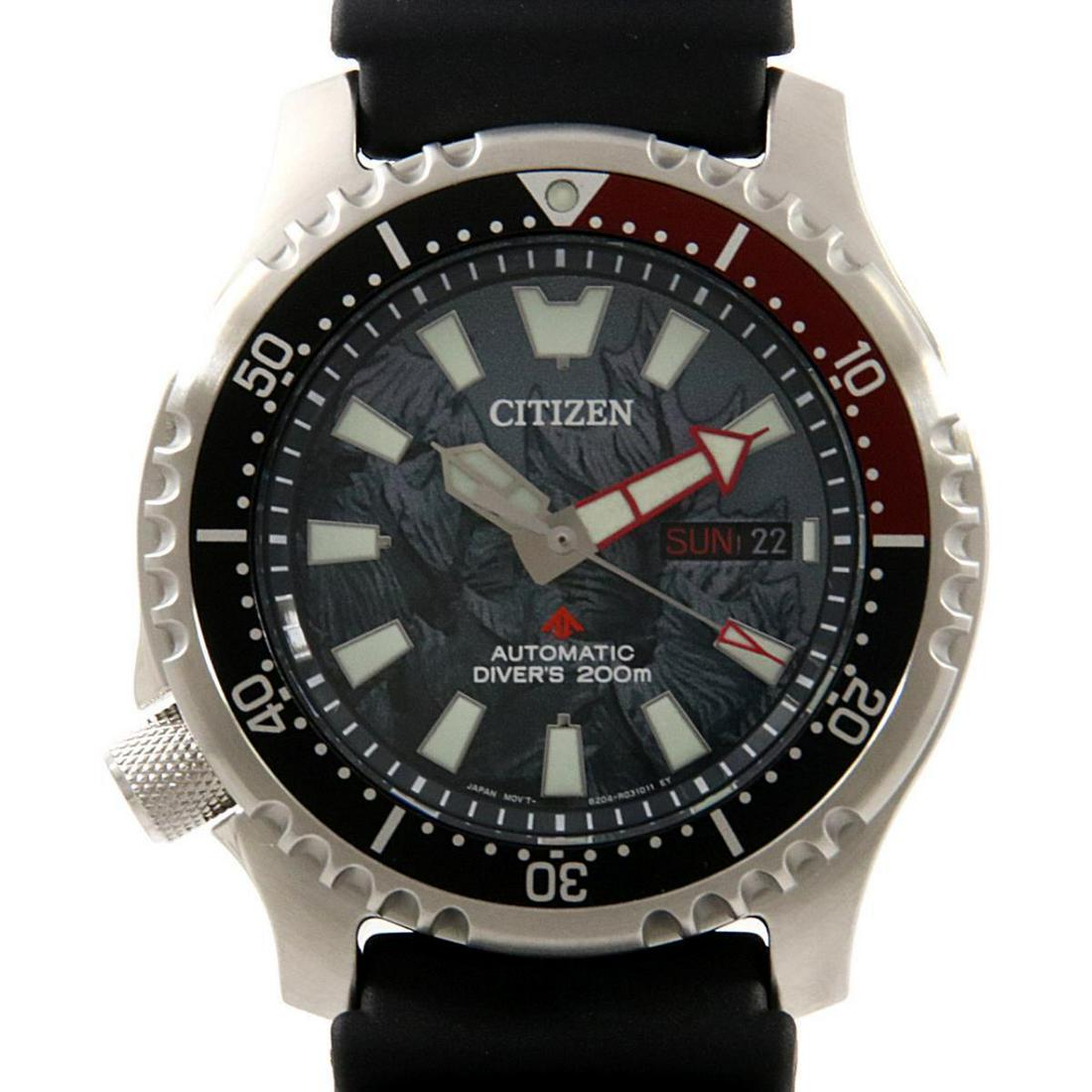 Citizen Promaster Godzilla S.P 8204-R014323 / NY0080-39H Men's Watch: Citizen Promaster Godzilla S.P 8204-R014323 / NY0080-39H Men's Watch Brand: Citizen Type: Wristwatch Pre-Owned The BIDHAUS Guarantee: All items in this auction are guaranteed to be 100% authentic. At