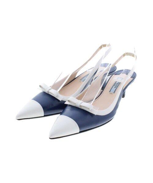 PRADA Pumps BluexWhite 36(about 22.5cm): PRADA Pumps BluexWhite 36(about 22.5cm) Brand: PRADA Style: Pump Color: BluexWhite Us Shoe Size: 36(about 22.5cm) Size (Women's): 36 (8.9 ") Size Type: Regular Type: pumps Pre-Owned The BIDHAUS Guaran