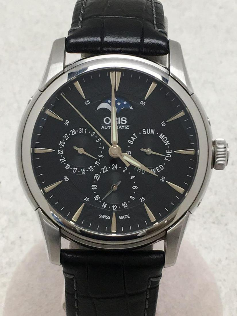 ORIS Artlier Complication 7689 Self-winding Analog Leather Men's Watch: ORIS Artlier Complication 7689 Self-winding Analog Leather Men's Watch Brand: Oris Type: Wristwatch Pre-Owned The BIDHAUS Guarantee: All items in this auction are guaranteed to be 100% authentic. At Y