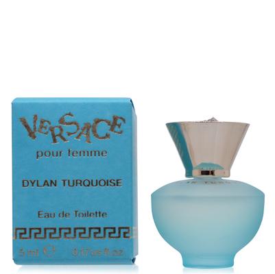 DYLAN BLUE TURQUOISE/VERSACE EDT SPLASH MINI 0.17 OZ (5.0 ML) (W): DYLAN BLUE TURQUOISE/VERSACE EDT SPLASH MINI 0.17 OZ (5.0 ML) (W) DYLAN BLUE TURQUOISE EDT SPLASH 0.17 OZ VERSACE The BIDHAUS Guarantee: All items in this auction are guaranteed authentic and come wit