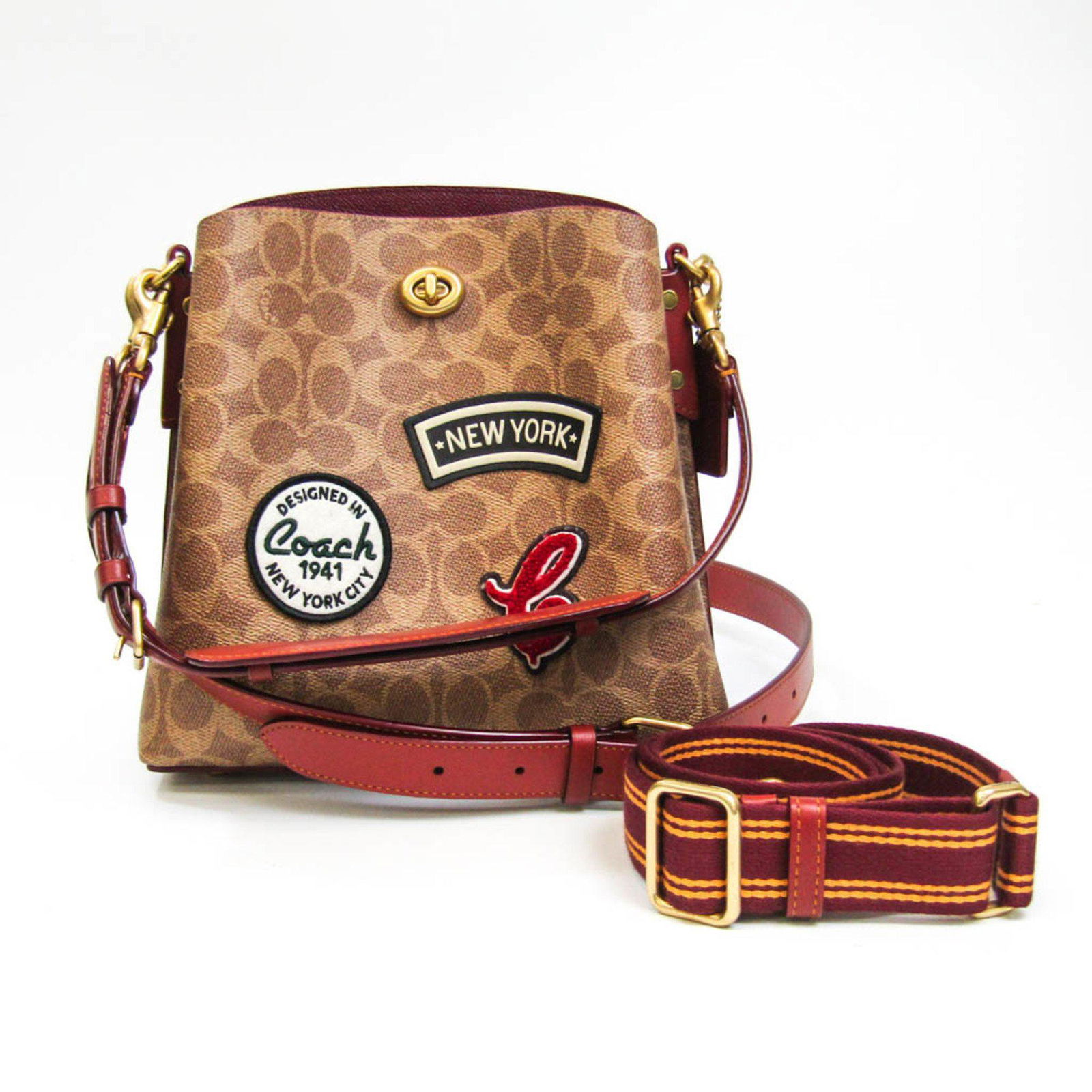 Coach Signature C6868 Women Men PVC Leather Handbag Shoulder Bag Beige Brown: Coach Signature C6868 Women Men PVC Leather Handbag Shoulder Bag Beige Brown Brand: Coach Line: Signature Model: C6868 Country of Origin: Cambodia Type: Handbag Shoulder bag Material: PVC Leather PVC: