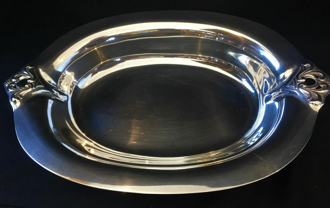 Royal Danish Antique Sterling Silver Tray Weighs 19.8 ozt - 12" Wide STAMPED!: Royal Danish Antique Sterling Silver Tray Weighs 19.8 ozt - 12" Wide STAMPED! Brand: Royal Danish Composition: Sterling Silver Type: Platters & Trays Pre-Owned PLEASE NOTE: Framed Large or heavy Items